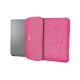 Funda + Ratón Inalámbrico Trust Yvo Corazones para Portátiles hasta 15.6"/ Rosa