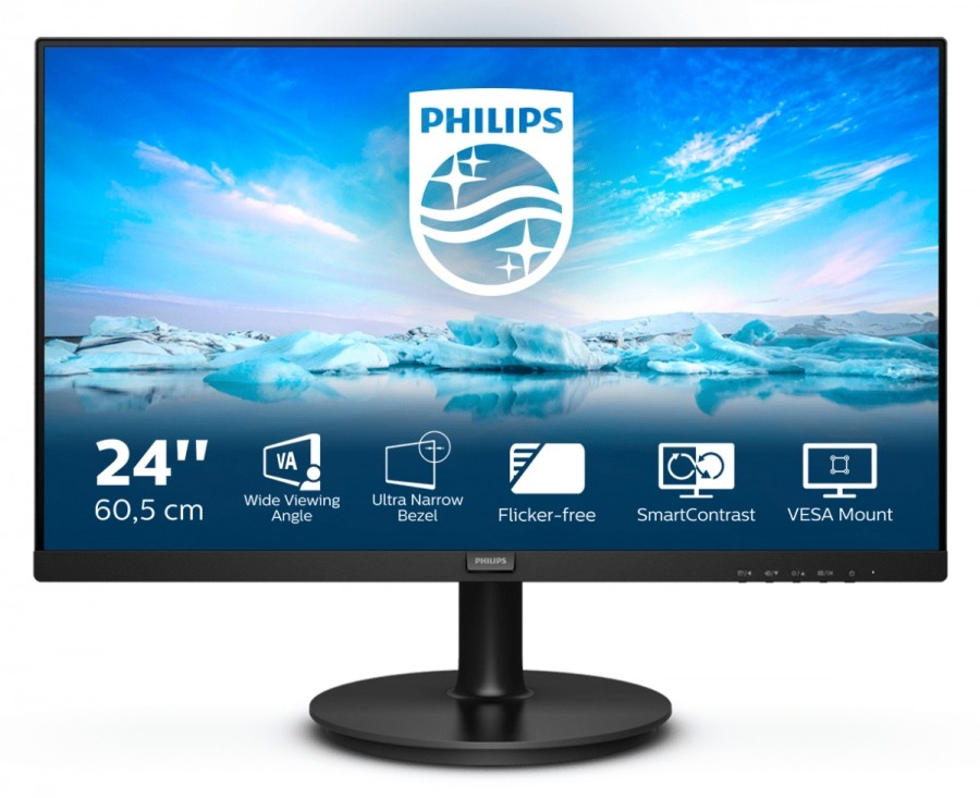 Monitor Philips V Line LED display 60,5 cm (23.8\