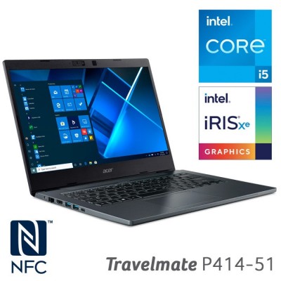 Portátil ACER Travel Mate P4 TMP414-51-55JW - i5 1135G7 - 16 GB RAM