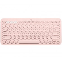 Logitech K380 teclado Bluetooth QZERTY Español Rosa