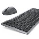 DELL KM7120W teclado RF Wireless + Bluetooth QZERTY Español Gris, Titanio