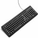 HP 100 teclado USB Negro