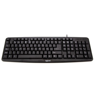 iggual CK-BASIC-105T teclado USB QWERTY Español Negro