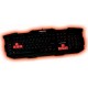 Approx appWRATH teclado USB QWERTY Negro, Rojo