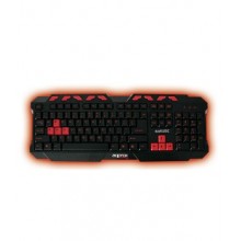 Approx appKUBIC teclado USB QWERTY Negro, Rojo
