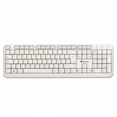 NGS Spike teclado USB QWERTY Blanco