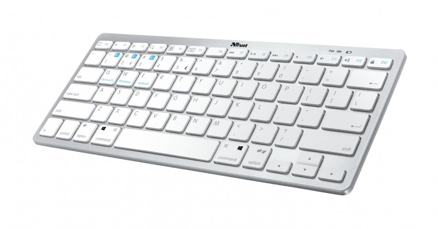 Trust Nado teclado Bluetooth Español Blanco