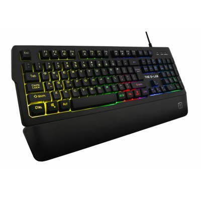 The G-Lab Keyz-Palladium teclado USB AZERTY Español Negro