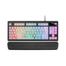 Mars Gaming MKAXWES teclado USB Español Negro, Blanco