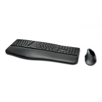 Kensington Teclado y ratón inalámbricos Pro Fit® Ergo (negro)