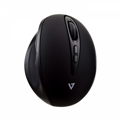 V7 Ratón inalámbrico ergonómico con 7 botones y dpi ajustable - MW400 - negro