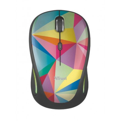 Trust Yvi FX ratón Ambidextro RF inalámbrico Óptico 1600 DPI