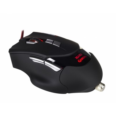 Mars Gaming MM3 ratón mano derecha Laser 16400 DPI