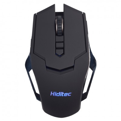 Hiditec Raton Gaming INOX Aluminio ratón Ambidextro USB tipo A Laser 3500 DPI