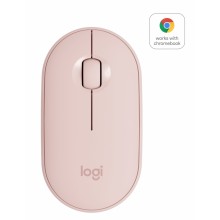 Logitech Pebble M350 ratón Ambidextro RF inalámbrica + Bluetooth Óptico 1000 DPI