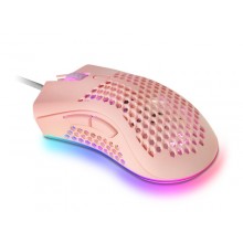 Mars Gaming MMEXP, Ratón Gaming RGB Ultraligero Rosa