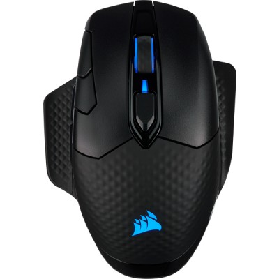 Corsair DARK CORE RGB PRO ratón mano derecha RF Wireless+Bluetooth+USB Type-A Óptico 18000 DPI