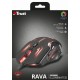 Trust GXT 108 Rava ratón mano derecha USB tipo A Óptico 2000 DPI