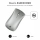 SUBBLIM RATON OPTICO WIRELESS BLUETOOTH BT MOUSE ELEGANT SILVER