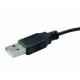 Conceptronic REGAS01B ratón Ambidextro USB tipo A Óptico 1200 DPI