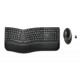 Kensington Teclado y ratón inalámbricos Pro Fit® Ergo (negro)