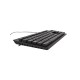 V7 Combo de teclado y ratón antimicrobiano lavable, USB, óptico, IP68, impermeable