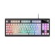 Mars Gaming MKAXWES teclado USB Español Negro, Blanco