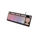 Mars Gaming MKAXPES teclado USB Español Negro, Rosa