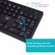 Ewent EW3256 teclado RF inalámbrico QWERTY Español Negro