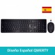 Ewent EW3256 teclado RF inalámbrico QWERTY Español Negro