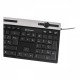 UNYKAch A 2930 teclado USB QWERTY Negro, Plata