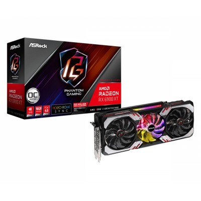 Asrock Phantom Gaming RX6900XT PGD 16GO AMD Radeon RX 6900 XT 16 GB GDDR6