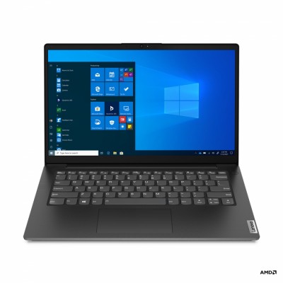 Lenovo V V14 Portátil 35,6 cm (14") Full HD AMD Ryzen 3 8 GB DDR4-SDRAM 256 GB SSD Wi-Fi 5 (802.11ac) Windows 10 Home Negro