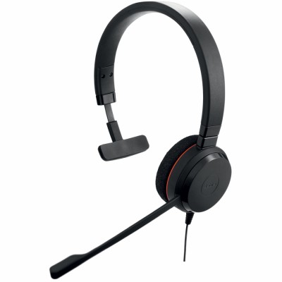 Jabra Evolve 20 USB-C MS Mono Auriculares Diadema USB Tipo C Negro