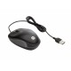 HP USB Travel Mouse ratón Óptico 1000 DPI Ambidextro Negro