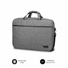 SUBBLIM Maletín Ordenador Elite Laptop Bag 13,3-14" Grey