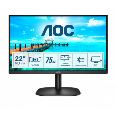 AOC B2 22B2DA LED display 54,6 cm (21.5") 1920 x 1080 Pixeles Full HD Negro