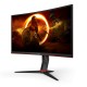 AOC G2 C24G2U/BK pantalla para PC 59,9 cm (23.6") 1920 x 1080 Pixeles Full HD LED Negro, Rojo