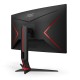 AOC G2 C24G2U/BK pantalla para PC 59,9 cm (23.6") 1920 x 1080 Pixeles Full HD LED Negro, Rojo