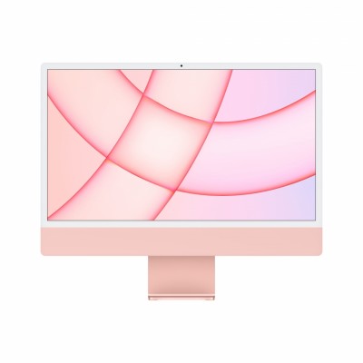 Apple iMac 61 cm (24") 4480 x 2520 Pixeles Apple M 8 GB 256 GB SSD PC todo en uno macOS Big Sur Wi-Fi 6 (802.11ax) Rosa