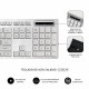 Teclado Ergonómico y ratón inalámbricos Plano Silencioso SUBBLIM