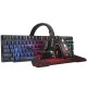 PACK GAMING 4 EN 1 SCORPION CM370 TECLADO+RATON+AURICULARES+ALFOMBRILLA