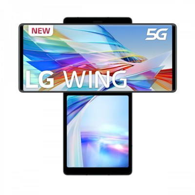 Teléfono Móvil libre LG Wing 5G 8 GB + 128 GB Aurora Gray