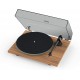 Pro-Ject Tocadiscos Pro-Ject T1 Nogal manual con brazo de aluminio de 8,6''