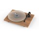 Pro-Ject Tocadiscos Pro-Ject T1 Nogal manual con brazo de aluminio de 8,6''
