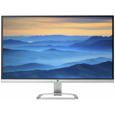 HP 27es 27" Full HD IPS Negro, Plata pantalla para PC