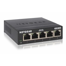 NETGEAR GS305 No administrado L2 Gigabit Ethernet (10/100/1000) Negro