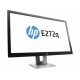 HP EliteDisplay E272q 27" Wide Quad HD IPS Mate Negro, Plata pantalla para PC