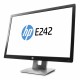 HP EliteDisplay E242 24" Full HD IPS Mate Negro, Plata pantalla para PC