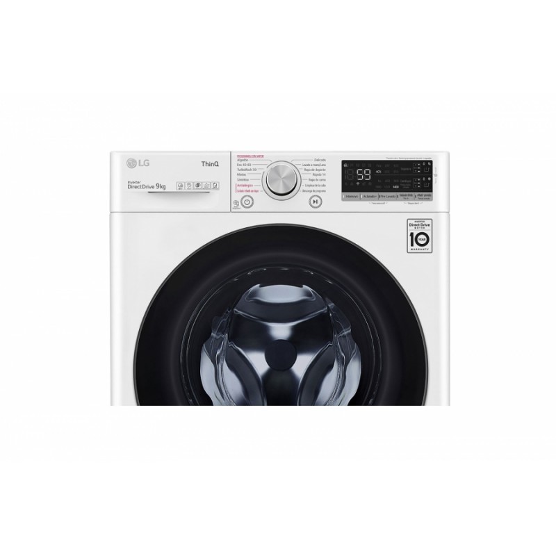 Lavadora de carga frontal LG F4WV5509SMW 9Kg blanco B - Lavadora - Los  mejores precios